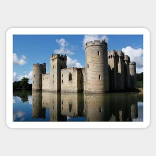 The Medieval Bodiam Castle in England Sticker